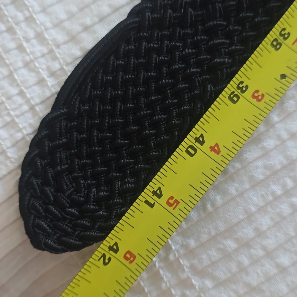 NWT Ralph Lauren Black Fabric Belt Sz Medium